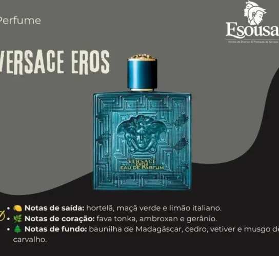 Perfume Versace Eros 100 ml lacrado