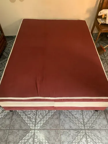 CAMA BOX CASAL SEMI NOVA
