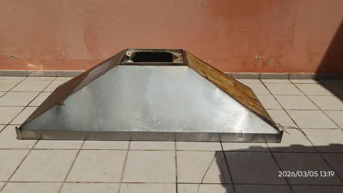 Coifa Industrial aço inox para bares e lanchonete 200x90 usada