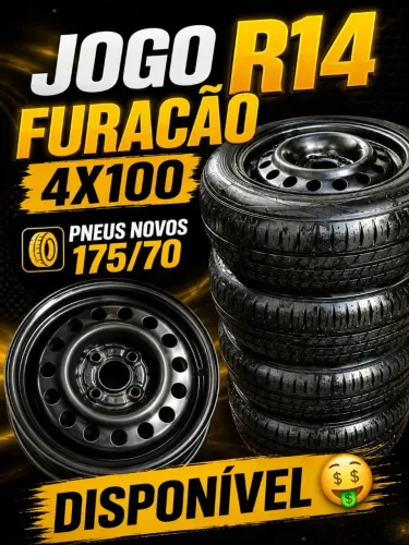 R14 com pneus novos