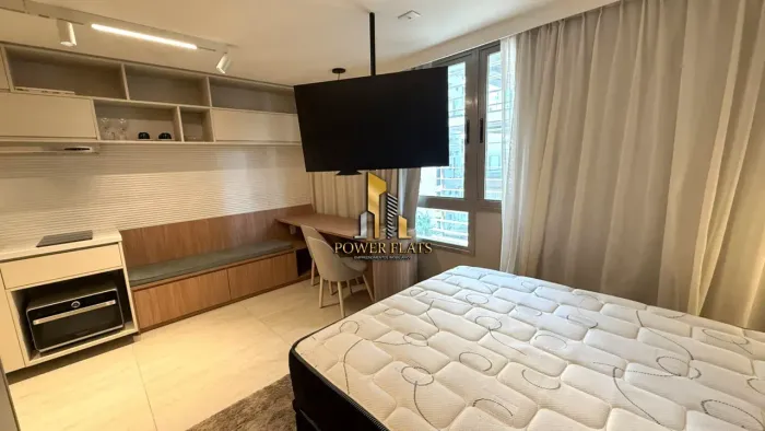 Apartamento para Locação Mobiliado em Pinheiros com 33 m² - AG Glam - Rua Alves Guimarães