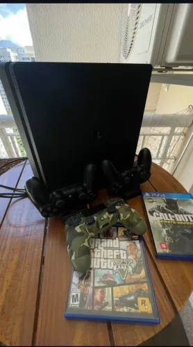 PS4 Slim + Suporte Importado / 500gb