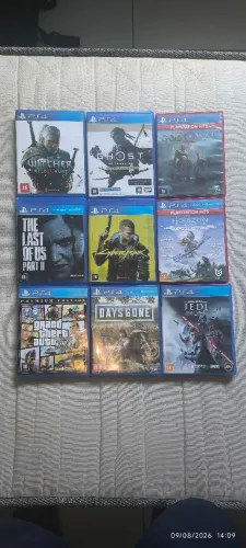 LOTE DE JOGOS PS4
