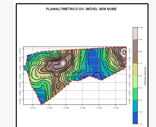 Sítio Taperoá por R$0,60/m2. Total 600.000m2