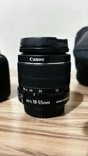 Câmera Eos Rebel T7+ Com Lente EF-S 18-55mm Is II Canon