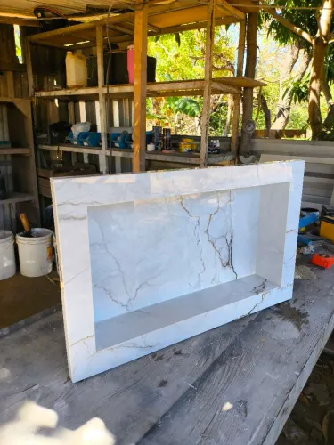 Nicho esculpido para banheiro 65x40 