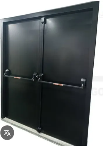 Dois pares de Porta Anti-Panico corta fogo