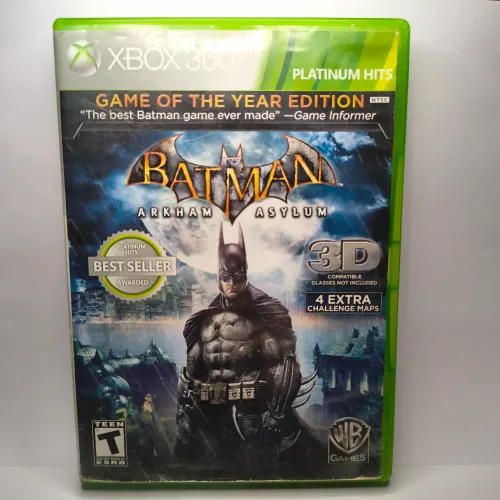 Batman Arkham Asylum - Xbox 360 Midia Fisica Original