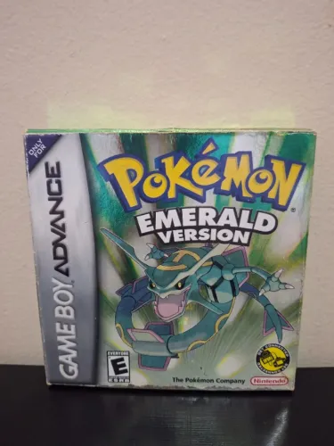 Pokémon Emerald Completo na Caixa