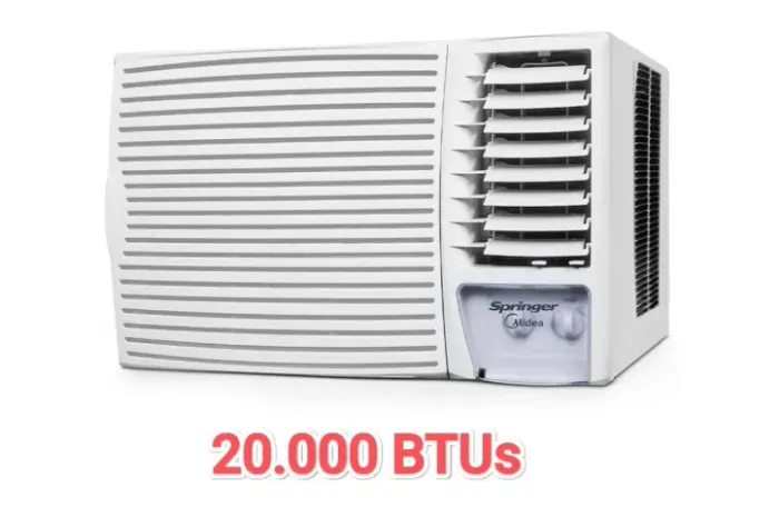 Ar Janela Springer Midea 20.000 BTUs + 220V + Nota + 1 Ano Garantia + Cartão 12x
