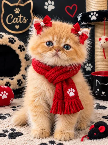 Gato persa Fêmea c/Pedigree
