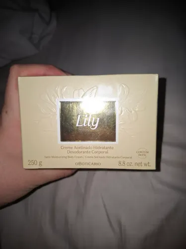 Vendo creme Lily Oboticário lacrado 250g 