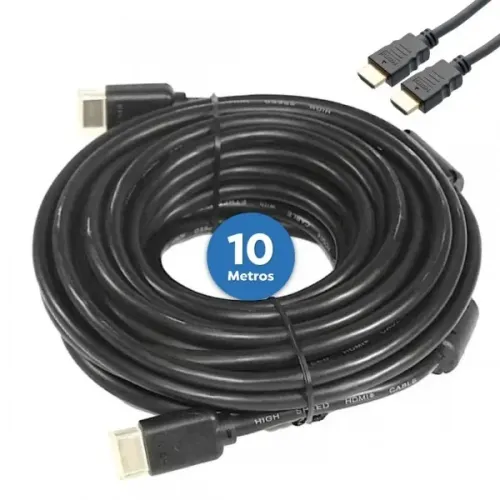 (Produtos Novos) Cabo Hdmi 10m, perfil verificado