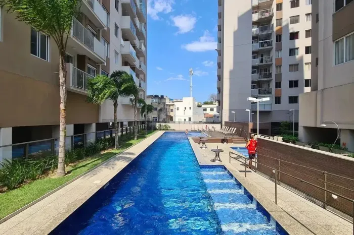 Imóvel no up norte! possui 46m², 1 quarto, garagem, em Todos os Santos - Rio de Janeiro -