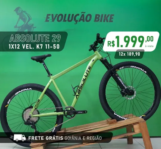 BICICLETA ARO 29 TODA ABSOLUTE - FRETE GRÁTIS