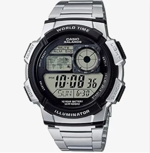 Relógio Casio World Time Novo