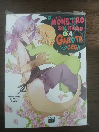 Mangá " o monstro solitário e a garota cega"