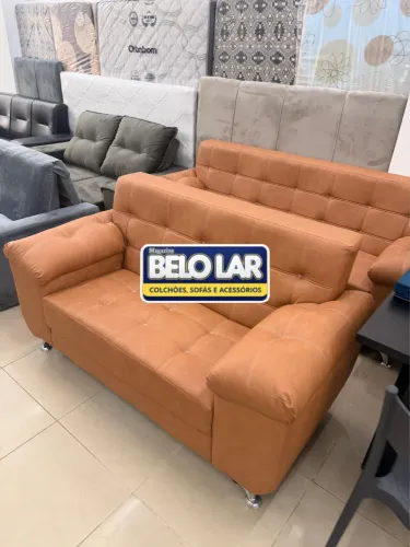 Sofá em corino 2e3 lugares 