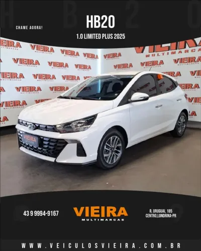 Hyundai HB20 Limited Plus1.0 Flex 12V Mec. 2025