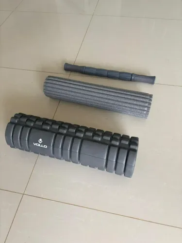Kit Liberação Miofascial Vollo Rolo + Mini Rolo + Bastão de Massagem Usado