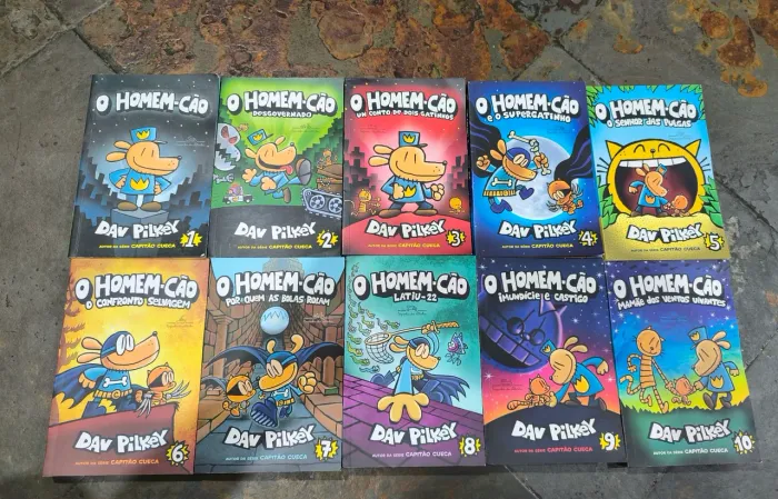 Coleção 10 livros "O Homem Cão"