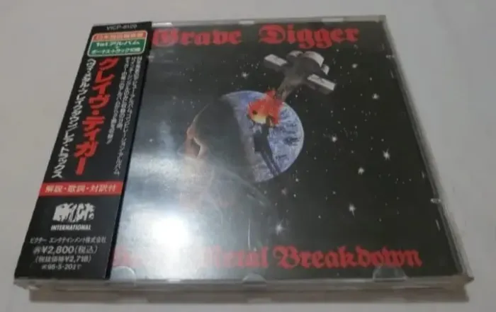 Grave Digger - Heavy Metal Breakdown + Rare - Cd Japones Com Obi