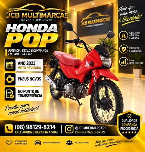 Vendo Honda POP 110i e outras motos