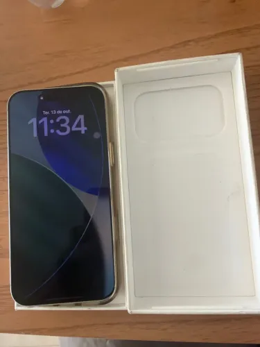 iPhone 17 Pro Max 100% Bateria 80 ciclos. Na garantia. Zero.