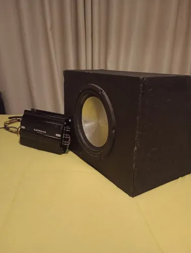Subwoofer 500w + módulo de potência corzus