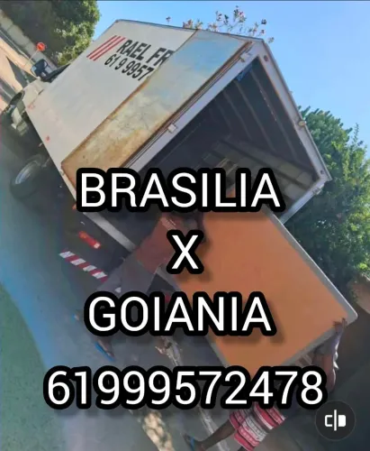 Frete mudanças Brasília Goiânia