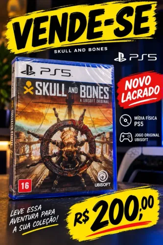 PS5| Skul and Bones - Mídia física. Novo|Lacrado.