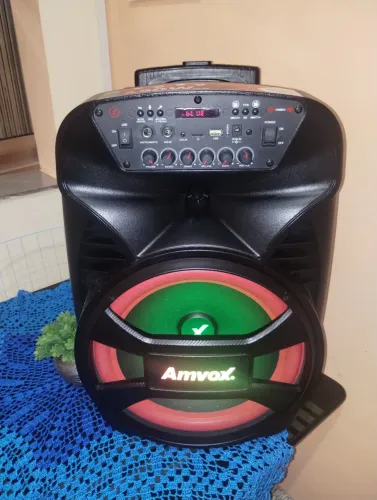 Caixa de som amvox 480w 
