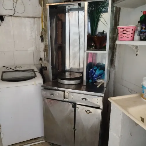 Máquina de churrasqueira grega