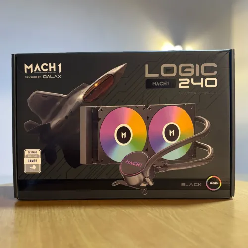 Water Cooler Mach1 Logic 240mm RGB - Novo com Garantia
