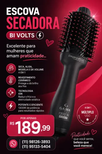 Escova secadora