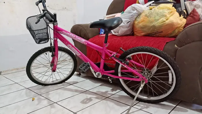 Bicicleta Infantil Cairu Aro 20 Rosa