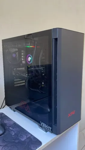 PC Gamer Completo | RX 590 8GB | 32GB RAM | SSD + Monitor | Pronto para jogar