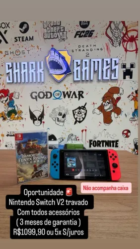 Nintendo switch v2 semi-novo