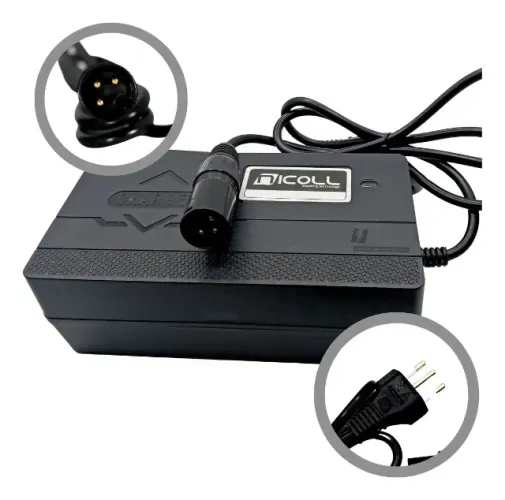 Carregador Bateria 36v lithion Bicicleta eletrica
