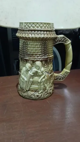 Caneca de Chopp Antiga - VIII Festa do Chopp Santos 1978 - Relíquia Colecionável