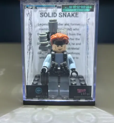 Metal Gear Solid 2 - Solid Snake - Blocos De Montar