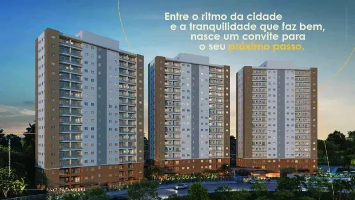 APARTAMENTO 2 QUARTOS 40M² - RAYZ PATAMARES