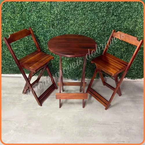 Conjunto Bistrô mesa para bar e restaurante