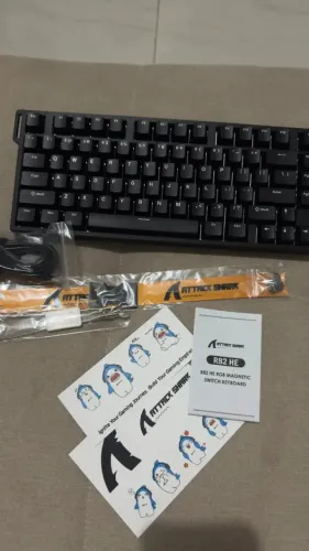 Teclado Gamer Mecânico Attack Shark R82he 8000hz (NUNCA USADO)