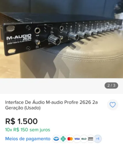 Interface M-audio 2626