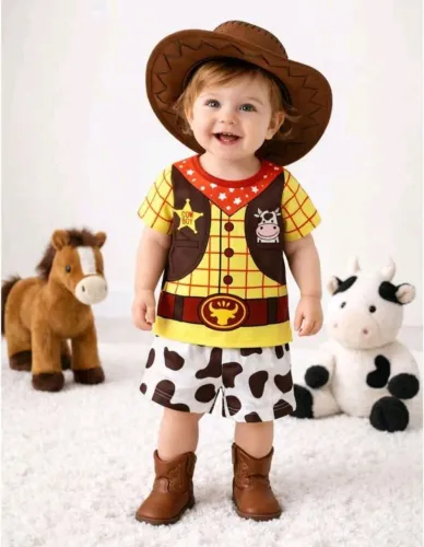 Lindo conjunto infantil bebê! Tam 2 NOVO!