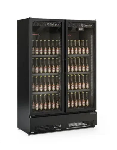 NZ. Cervejeira 950 litros 2 portas de vidro Gelopar