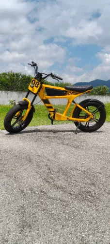 Bicicleta elétrica mangosteen, quadro em alumínio 1000w, diferenciada 