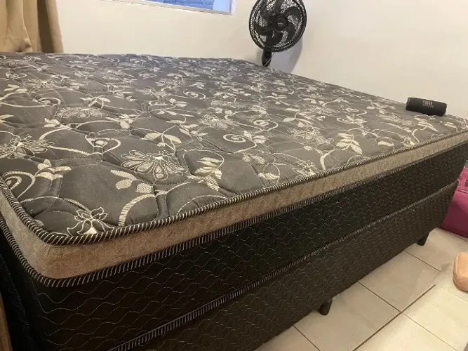 Cama Box e colchão Elegant Superpocket(193x203)