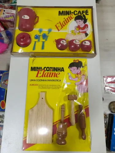 Mini-café e Mini-cozinha Elaine, antigo, marca Aurean